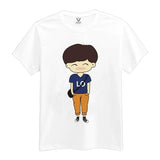 Cartoon Couples Lo Ve Matching Couples Tee