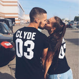 Bonnie & Clyde Matching Couples Tee