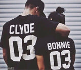 Bonnie & Clyde Matching Couples Tee