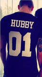 Hubby & Wifey Couples Tee