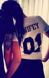Hubby & Wifey Couples Tee
