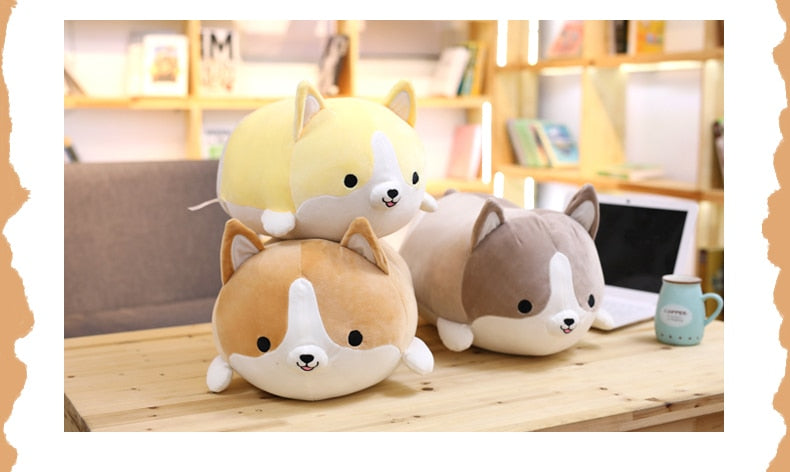 Pet Supplies : JOROBURO Plush Squeaky Dog Toys, Corgi Ass Plush