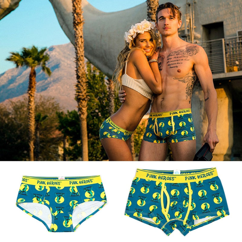 His and hers matching underwear