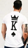 King & Queen Couples Matching T Shirt