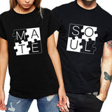 Soul Mate Puzzle Matching Couples Tee