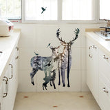 Deer Forest Wall Decal