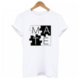Soul Mate Puzzle Matching Couples Tee