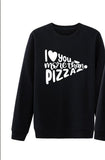 I Love You More Than Pizza Matching Couples Tee