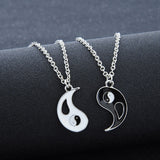Yin & Yang Matching Couples Necklace