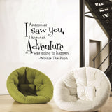 Winnie The Pooh Quote Wall Decal