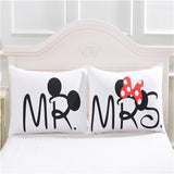 Mickey & Minnie Couples Pillow Case