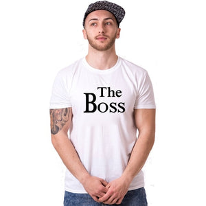 The Boss & The Real Boss Couple Tee - Straight Up Fun