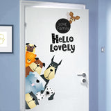 "Hello Lovely" Doggy Wall Decal
