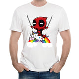 Deadpool Riding Unicorn T Shirt - Straight Up Fun