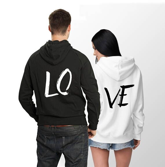 Lo Ve Matching Couples Hoodie