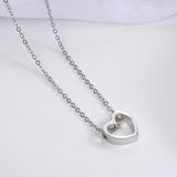 Hollow Heart Necklace - Straight Up Fun
