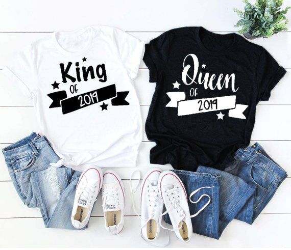 King & Queen of 2019 Matching Couples Tee