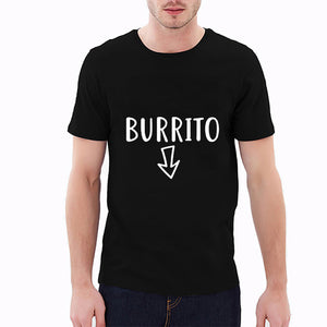 Baby & Burrito Belly Pregnancy Matching Couples Tee